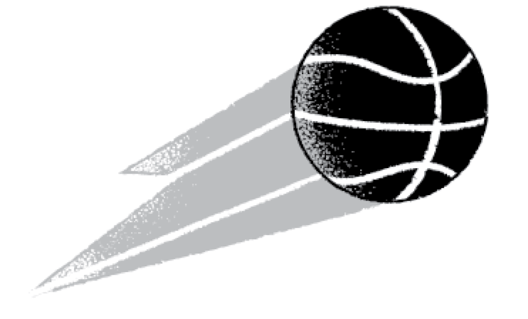 Illustration of a basketball