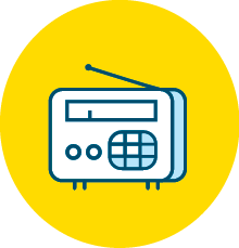 Icon of a portable radio