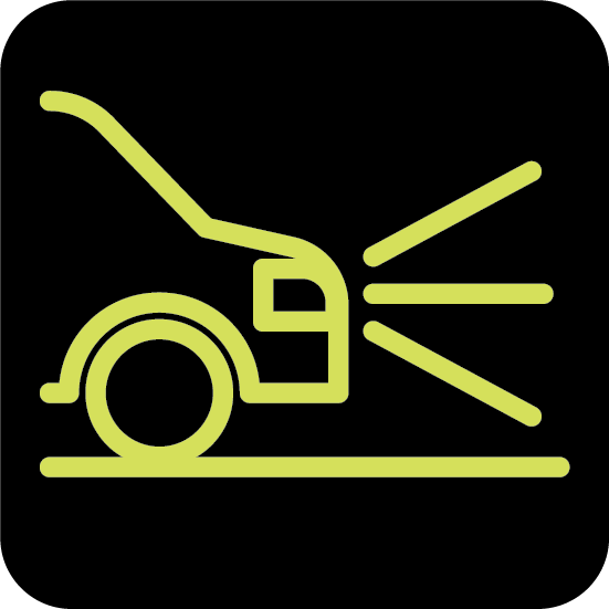 Icon of car headlights