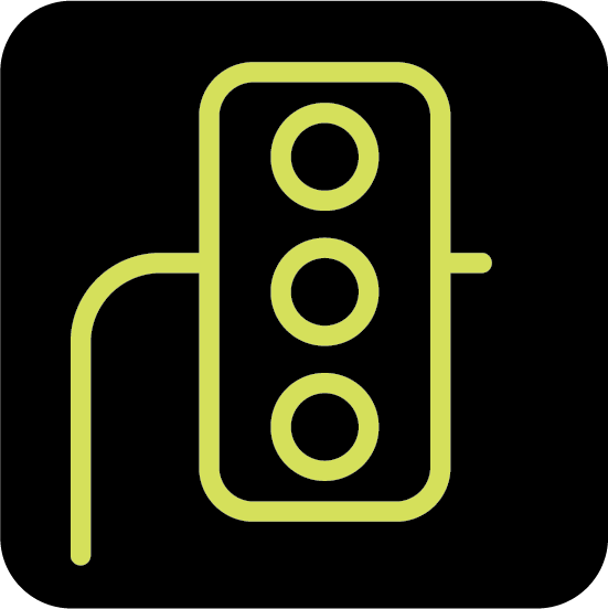 Icon of traffic light