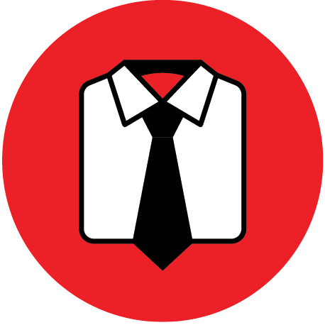 Icon of shirt and tie