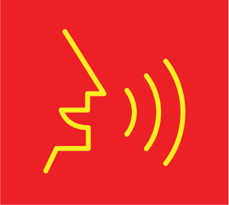 Icon of person speaking