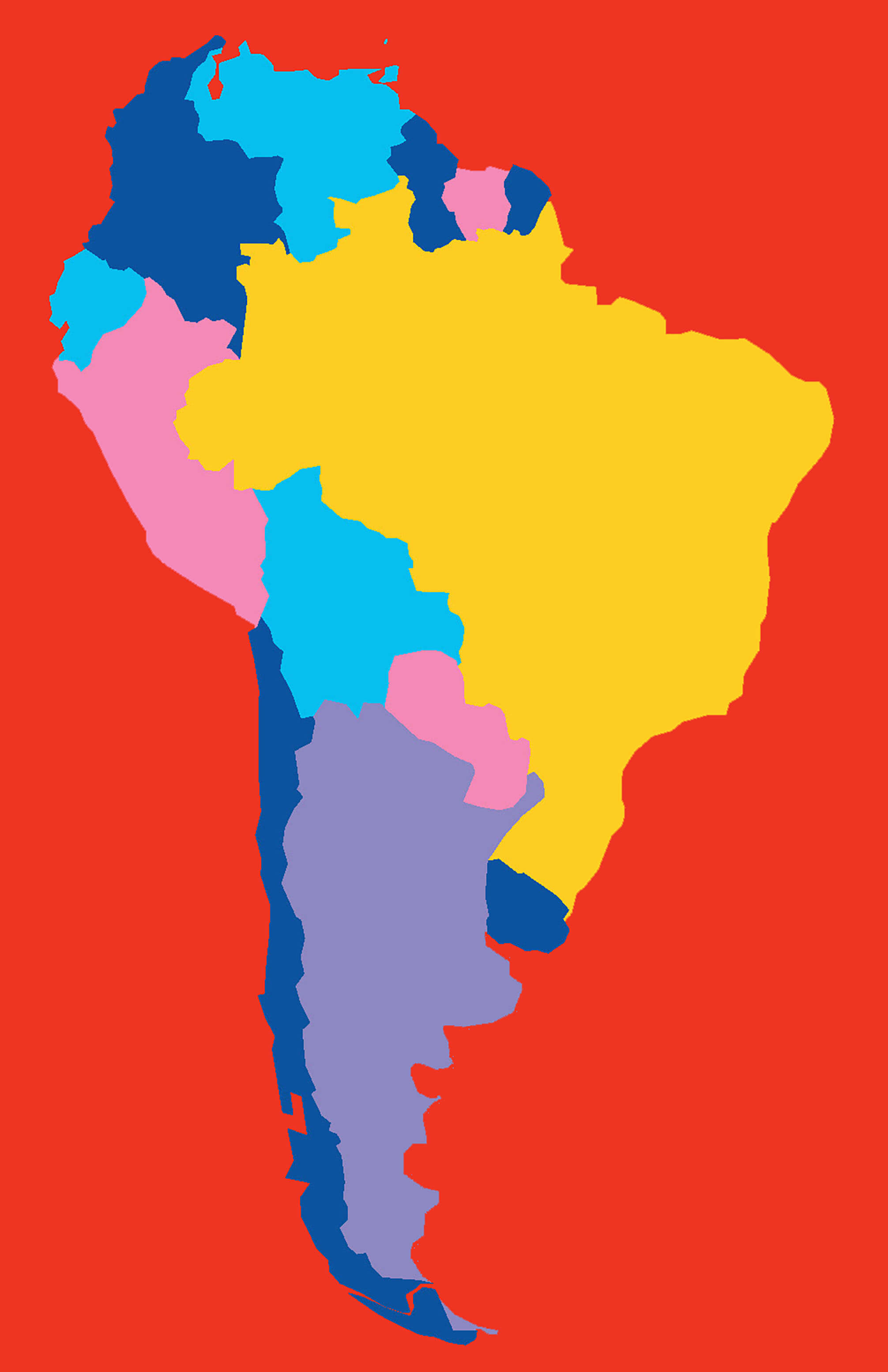 Illustration of South America