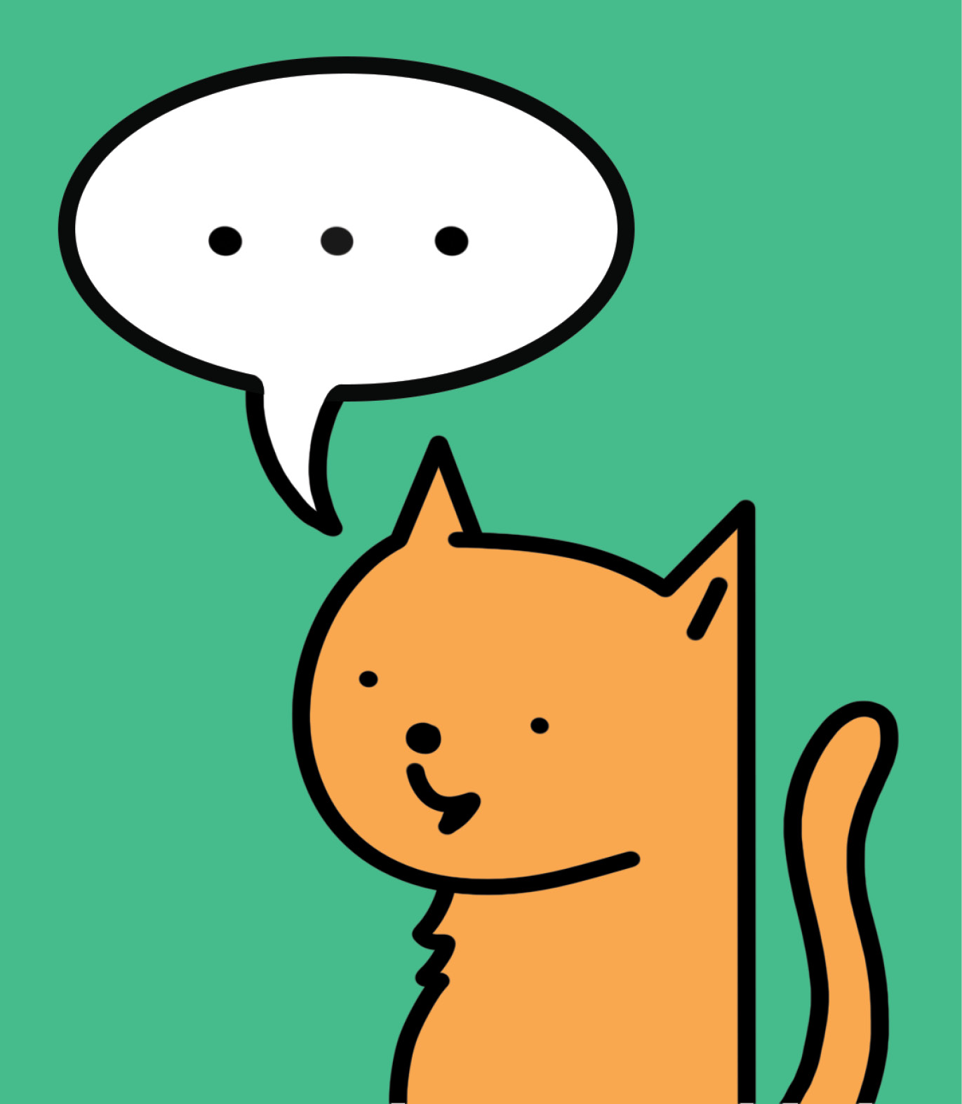 A cat talking&nbsp;