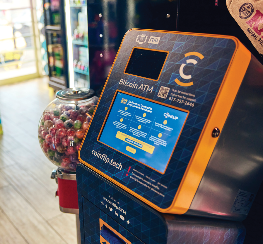 Image of a crypto kiosk&nbsp;