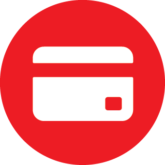 Icon of a credit card&nbsp;