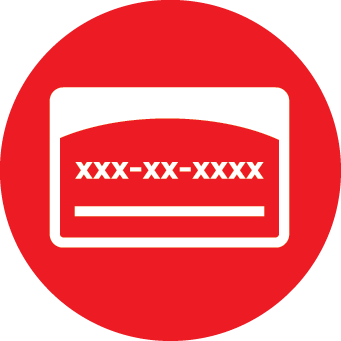 Icon of SSN card&nbsp;