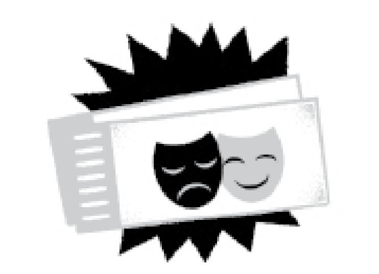 Illustration of theatre tickets