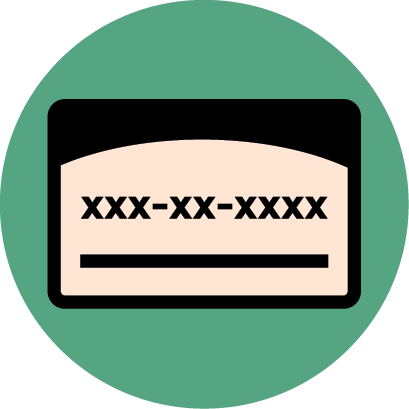 Icon of Social Security card
