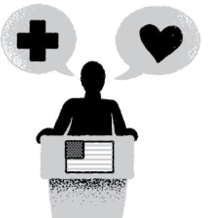Icon of a speaker at a podium