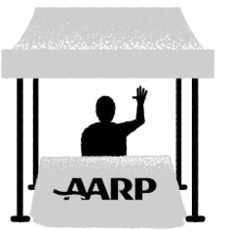 Icon of an AARP event tent