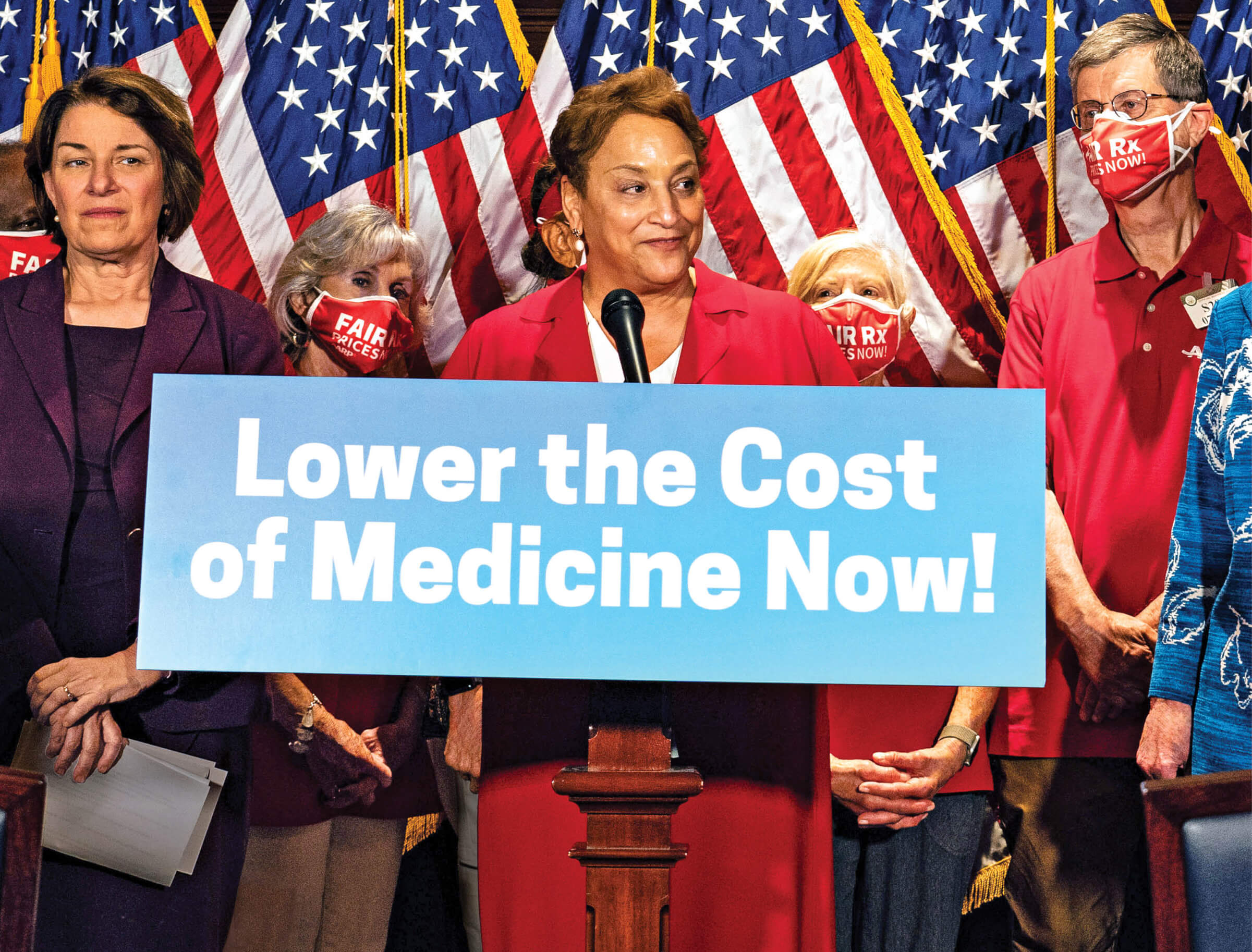 Photo of AARP CEO Jo Ann Jenkins speaking at the U.S. Capitol