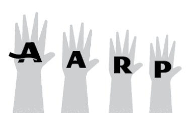 Icon of raised volunteer hands