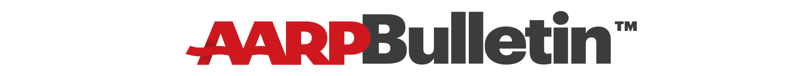 Red and black AARP Bulletin logo