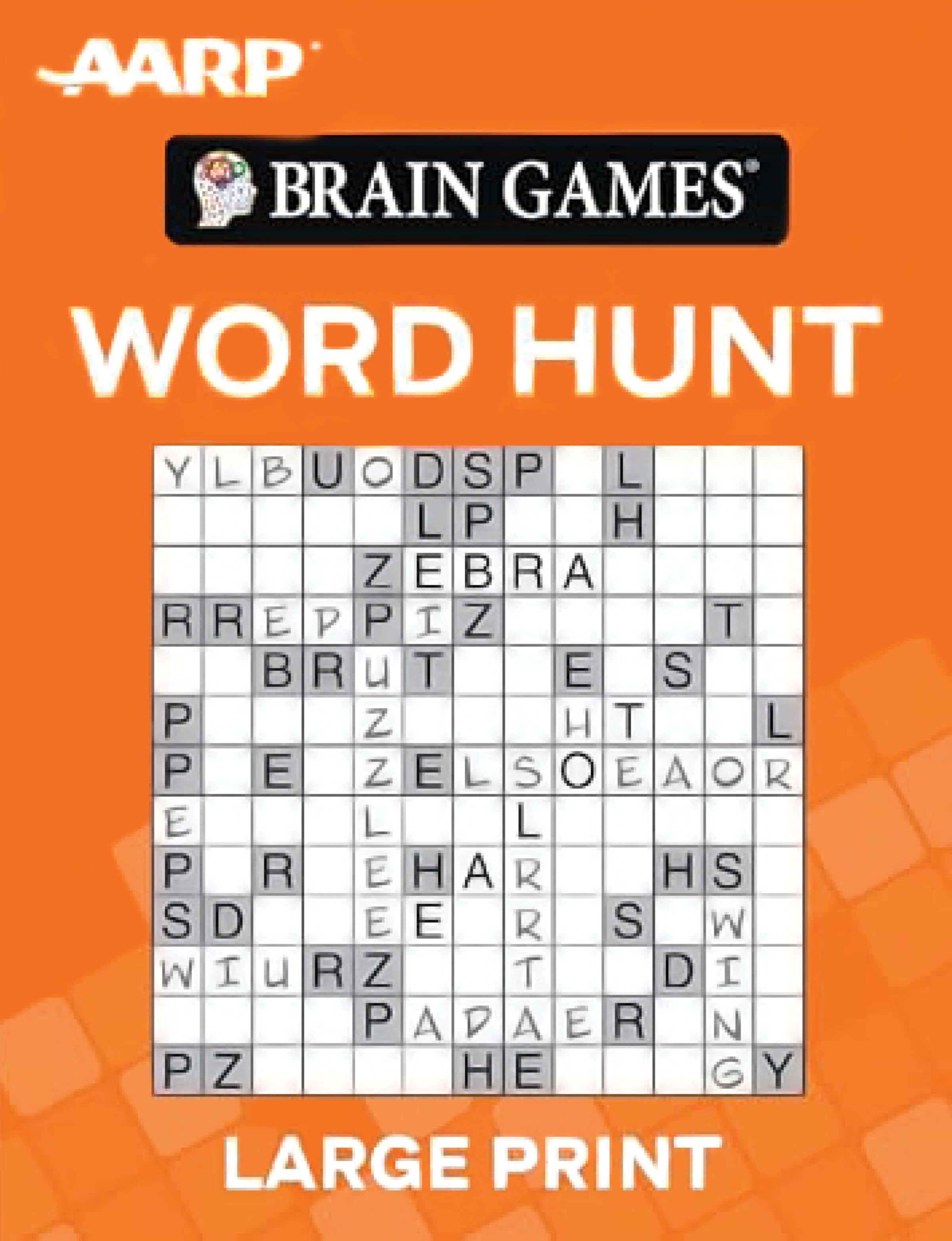 AARP's Brain Game's Word hunt book