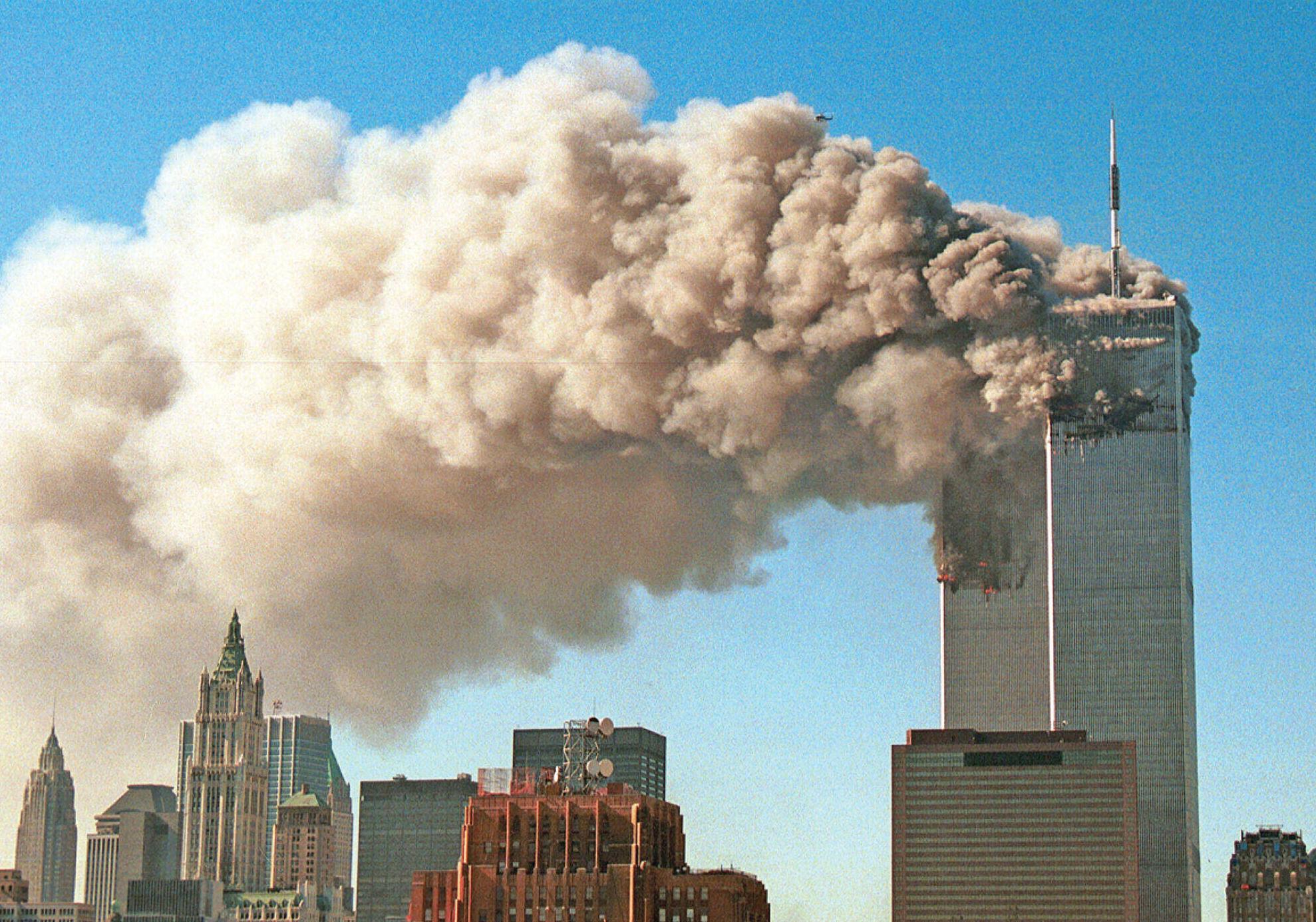 Image of the World Trade Center from 9/11