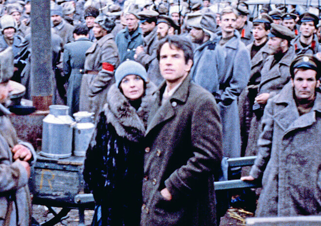 Photo of Diane Keaton and Warren Beatty in a scene from the movie Reds