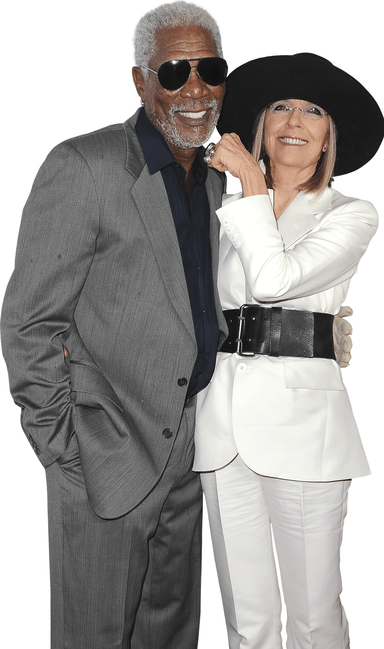 Photo of Morgan Freeman and Diane Keaton