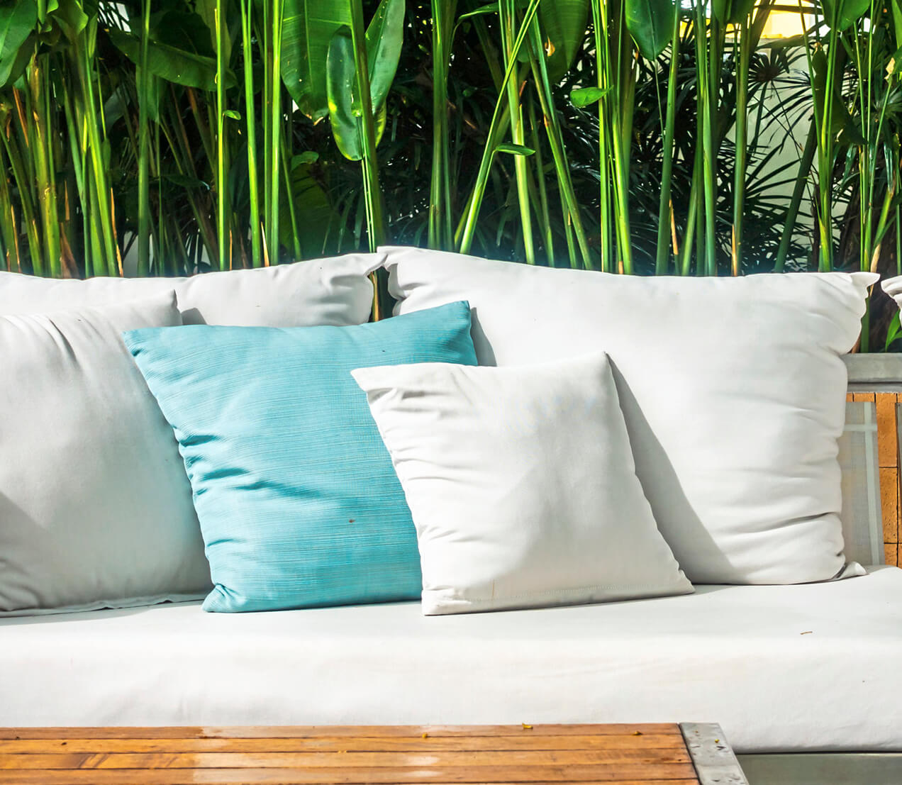 Photo of outdoor cushions