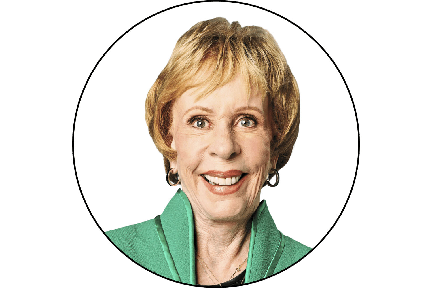 Headshot of Carol Burnett.