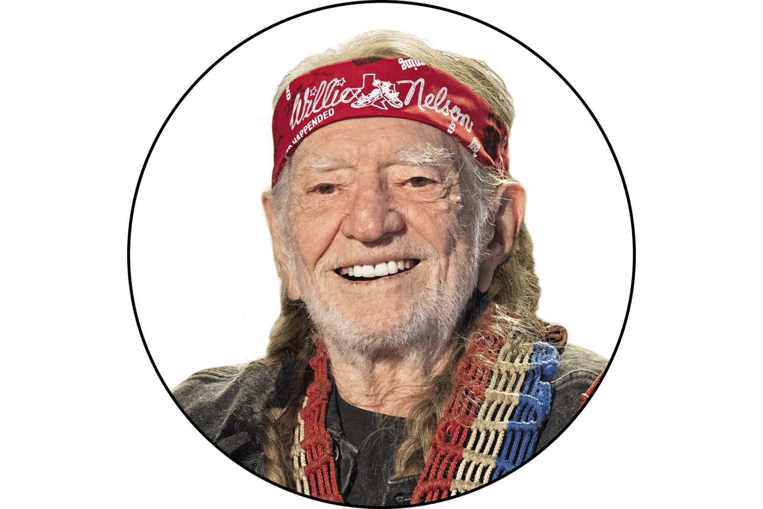 Headshot of Willie Nelson.