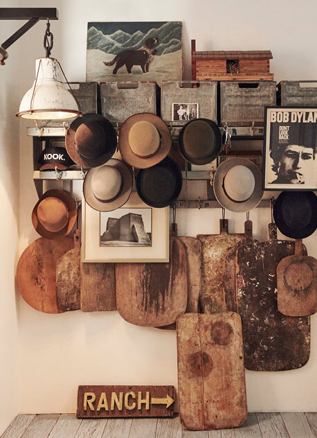 Photo of Diane Keaton's kitchen entryway