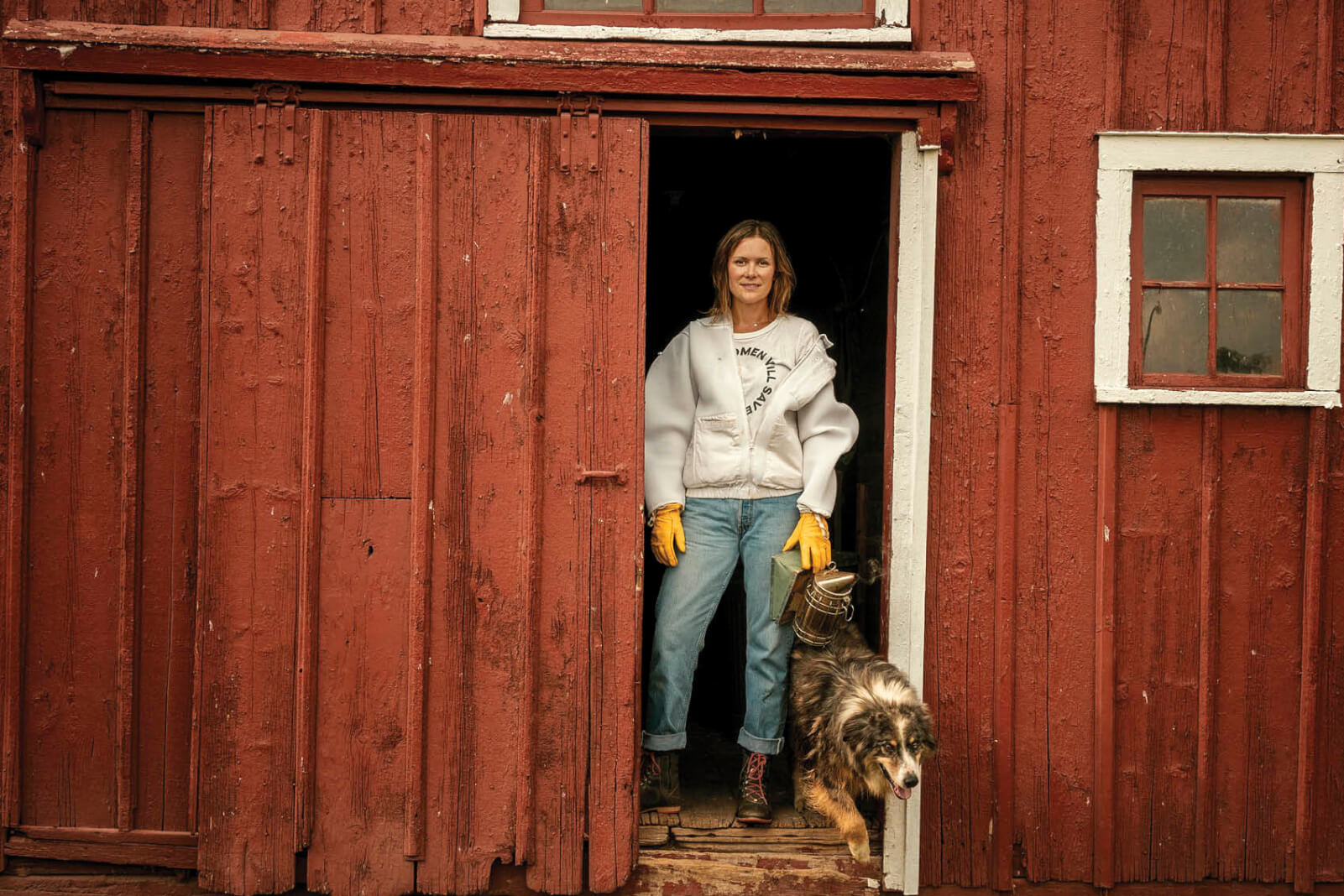 Photo of Megan Vetter with her dog Harvey