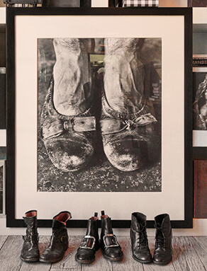 Photo of 3 pairs of Diane Keaton's black boots