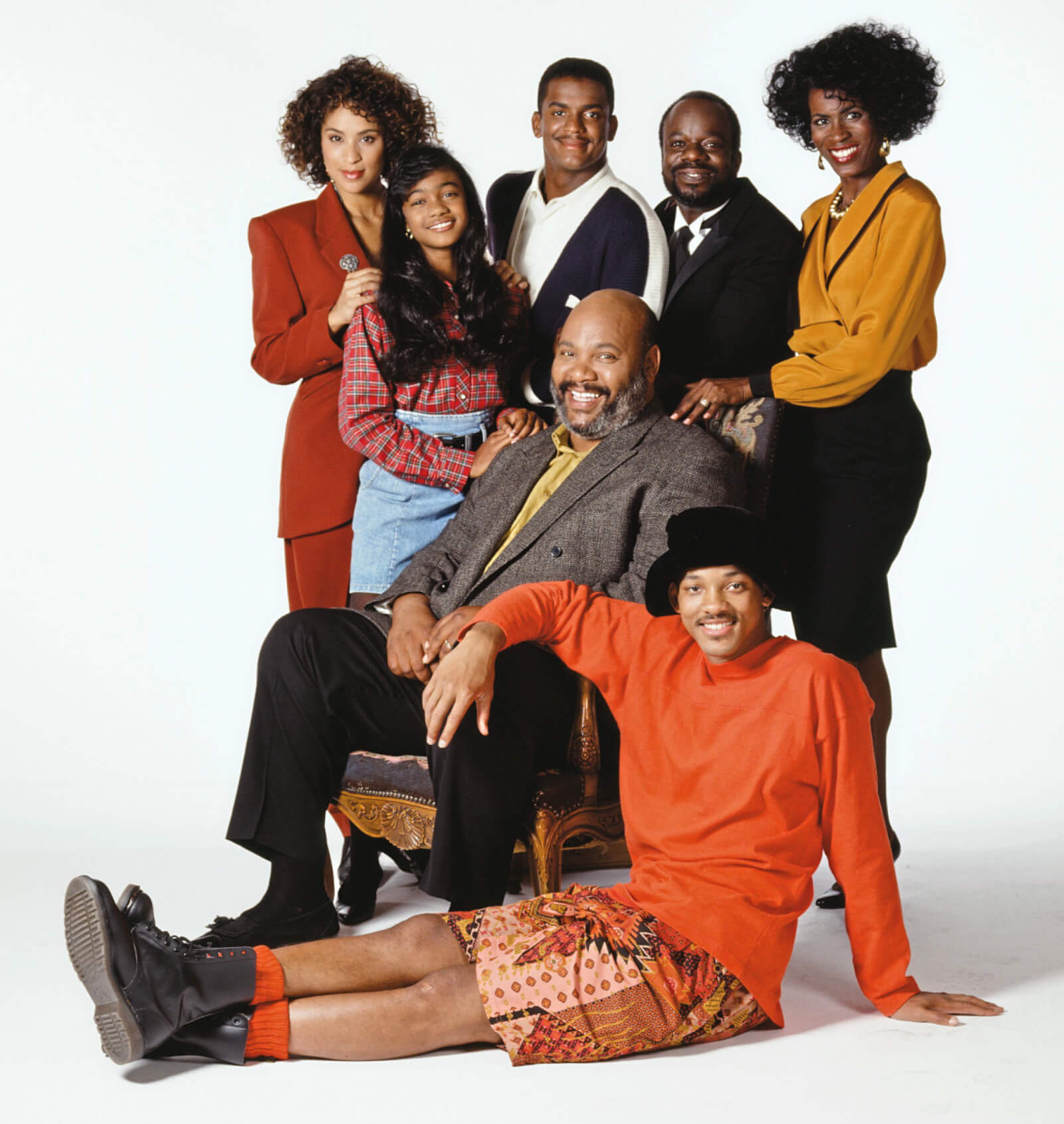 Photo of the cast of The Fresh Prince of Bel-Air