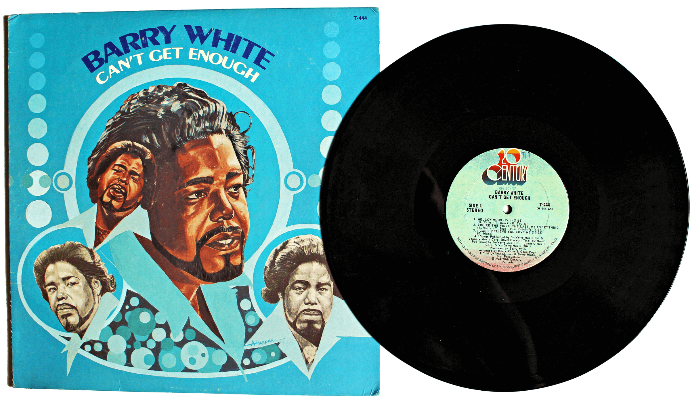 Photo of Barry White's Can't Get Enough album cover