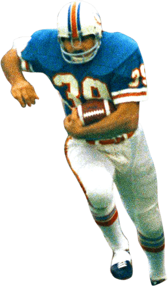 Photo of Miami Dolphins football player Larry Csonka