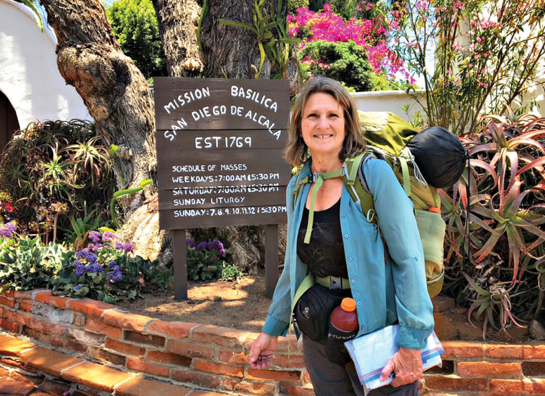 Photo of Julie Amaya at the California Missions Trail in San Diego