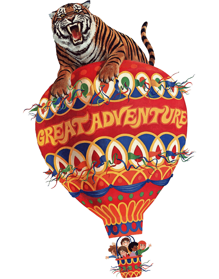 Great Adventure amusement park logo