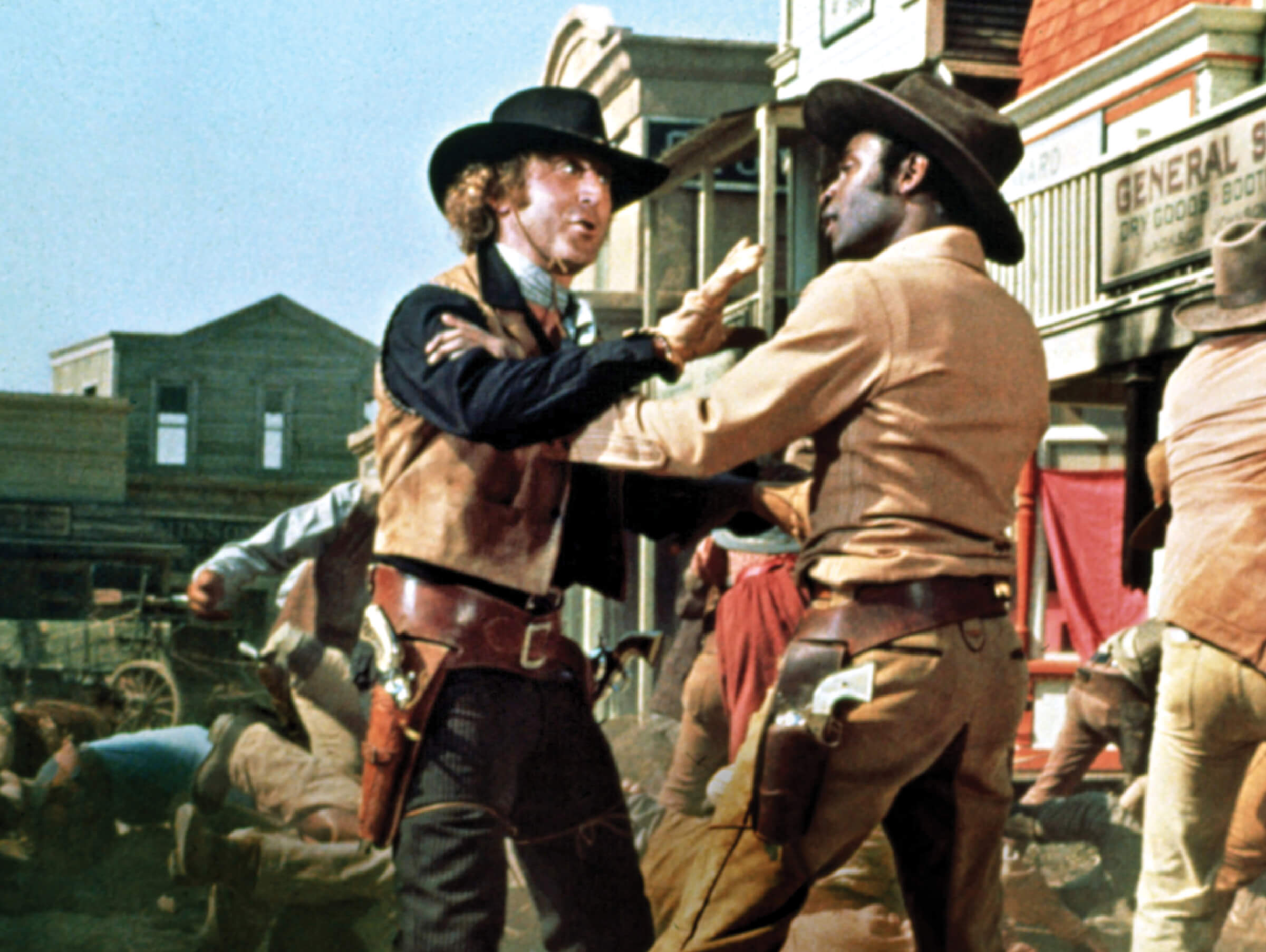 Photo of a scene from the movie Blazing Saddles