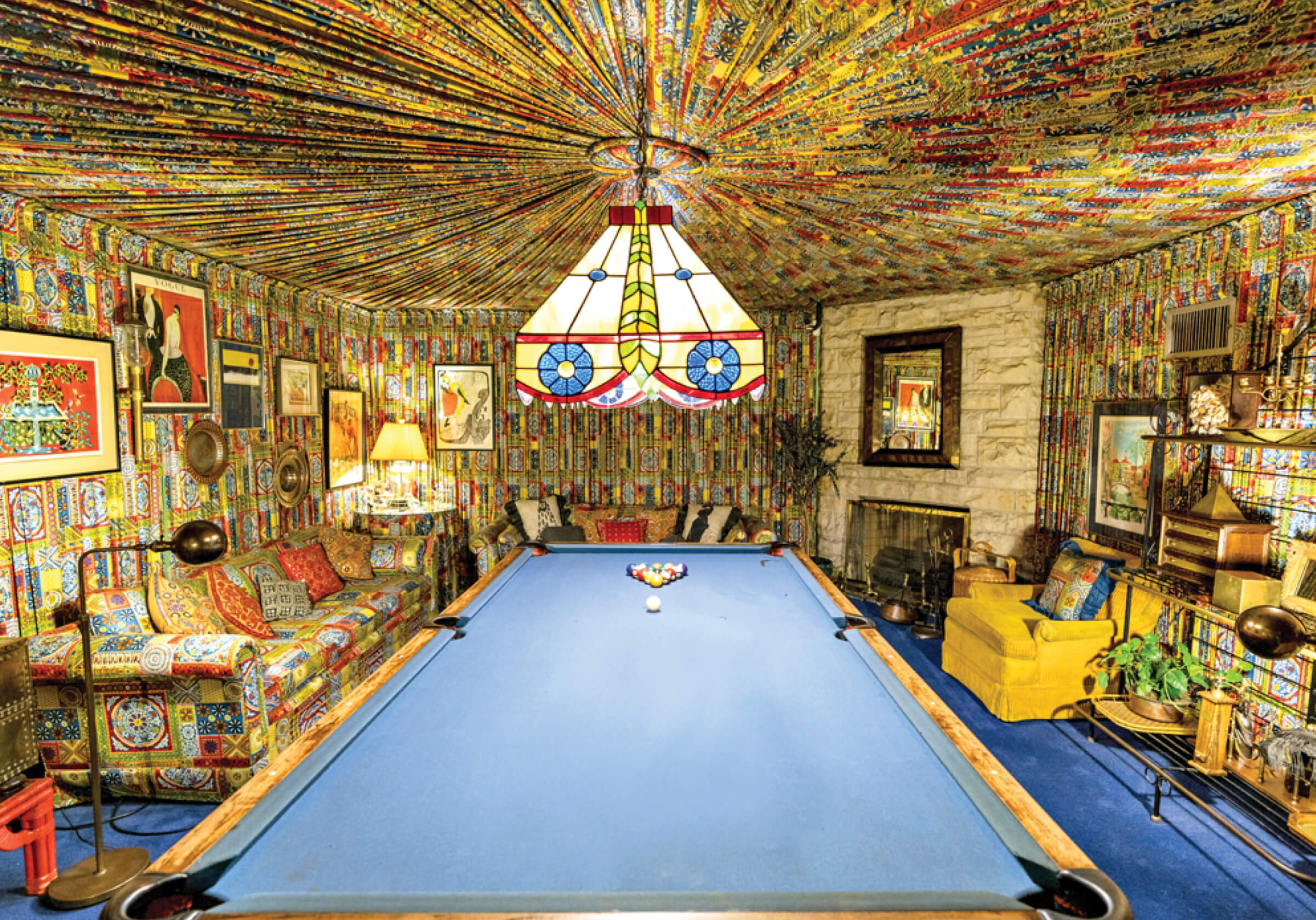 Photo of the pool room at Graceland