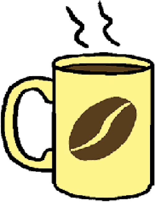 Spot illustration of a cup of coffee