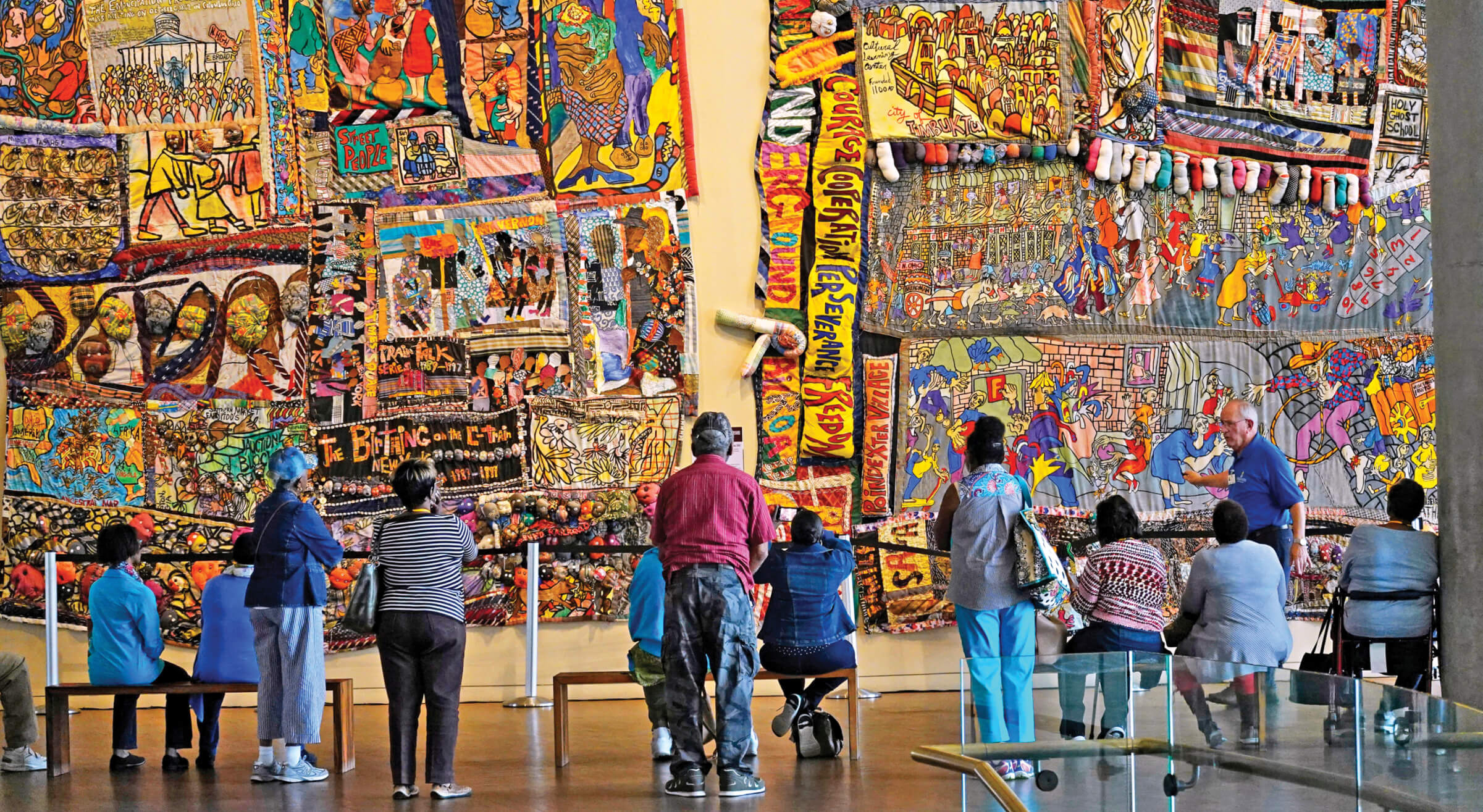 Photo of an exhibit at the National Underground Railroad Freedom Center