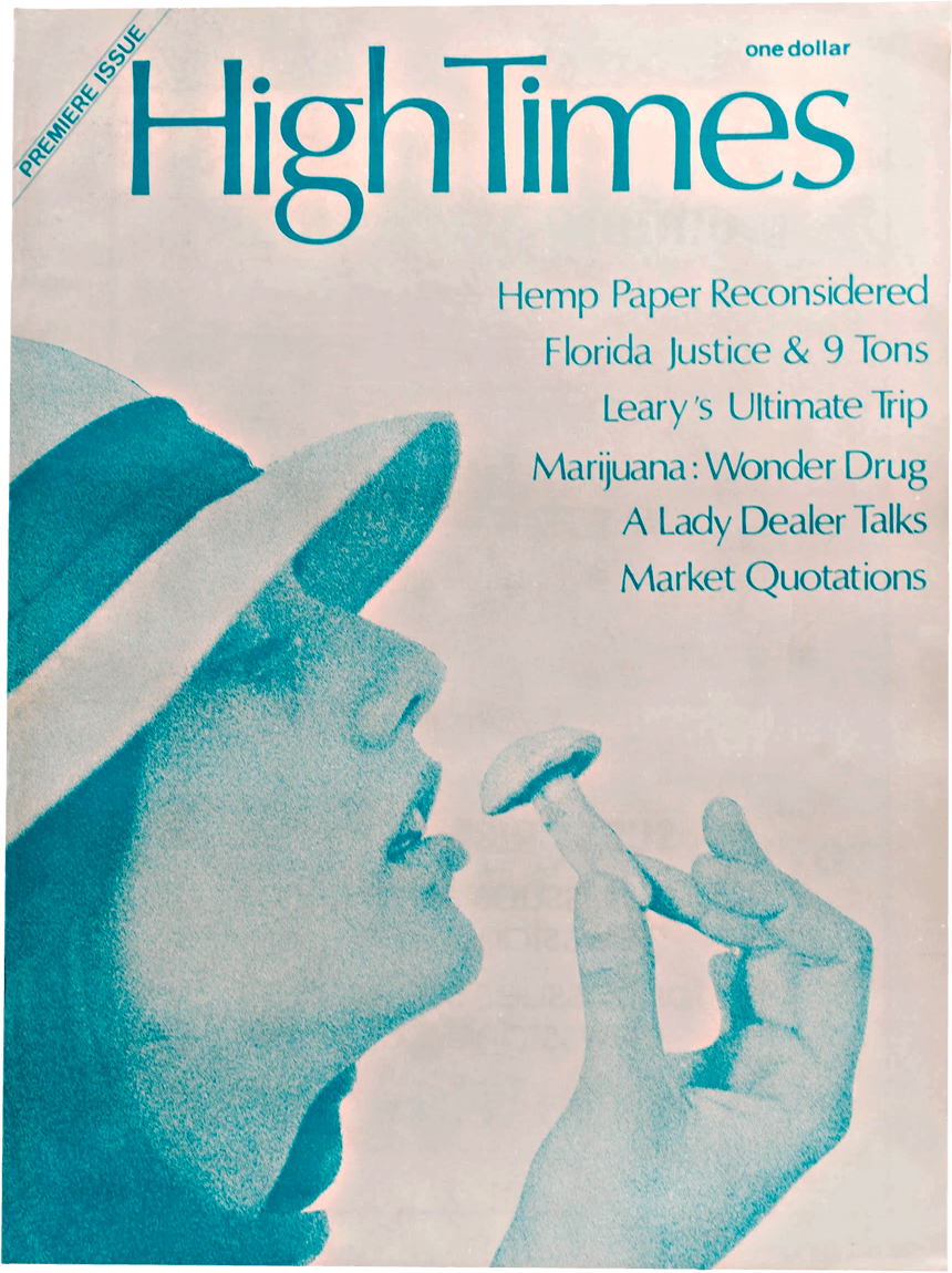 Photo of a High Times magazine cover