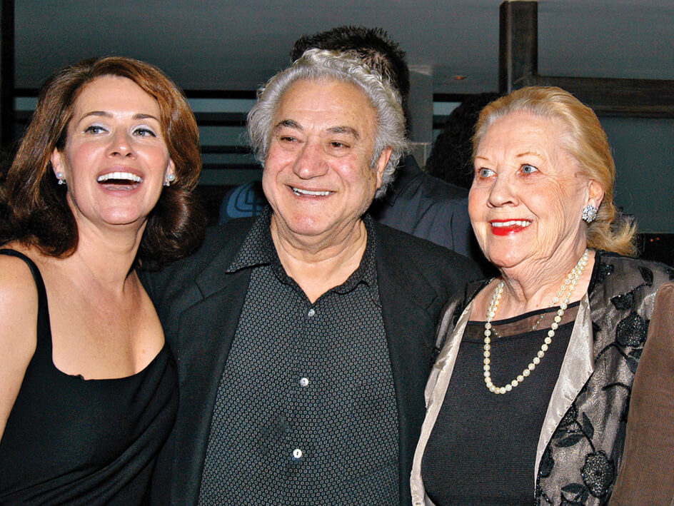 Photo of Bracco with her parents