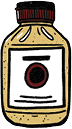 Illustration of düsseldorf mustard