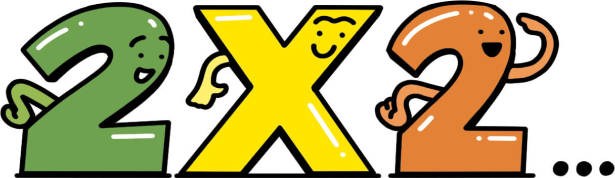 Illustration of 2 X 2