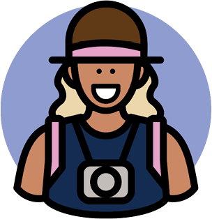 Icon of tourist