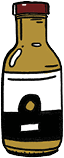 Illustration of honey mustard