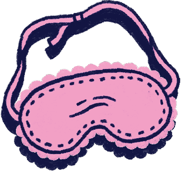 Illustration of an eyemask