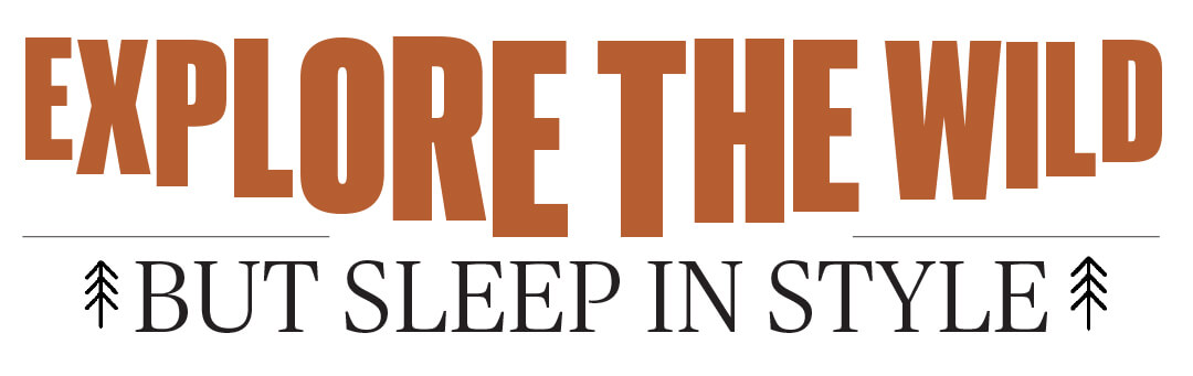 Explore The Wild, But Sleep In Style