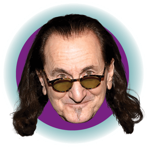 Headshot of Geddy Lee