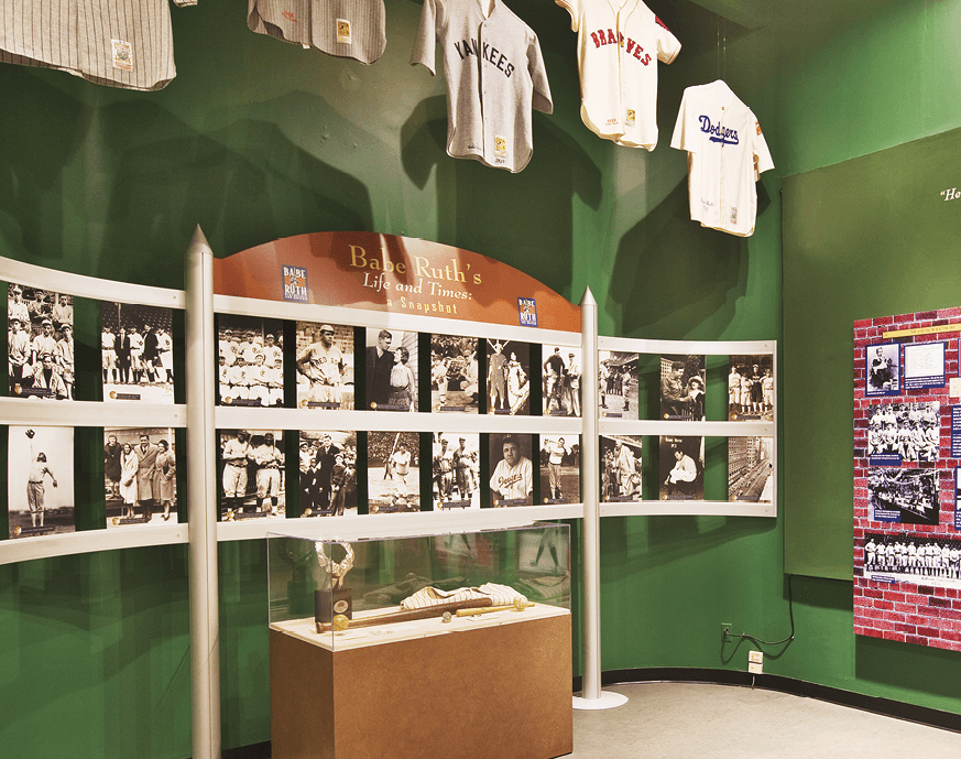 Image of a room at the babe Rith Birthplace and Museum