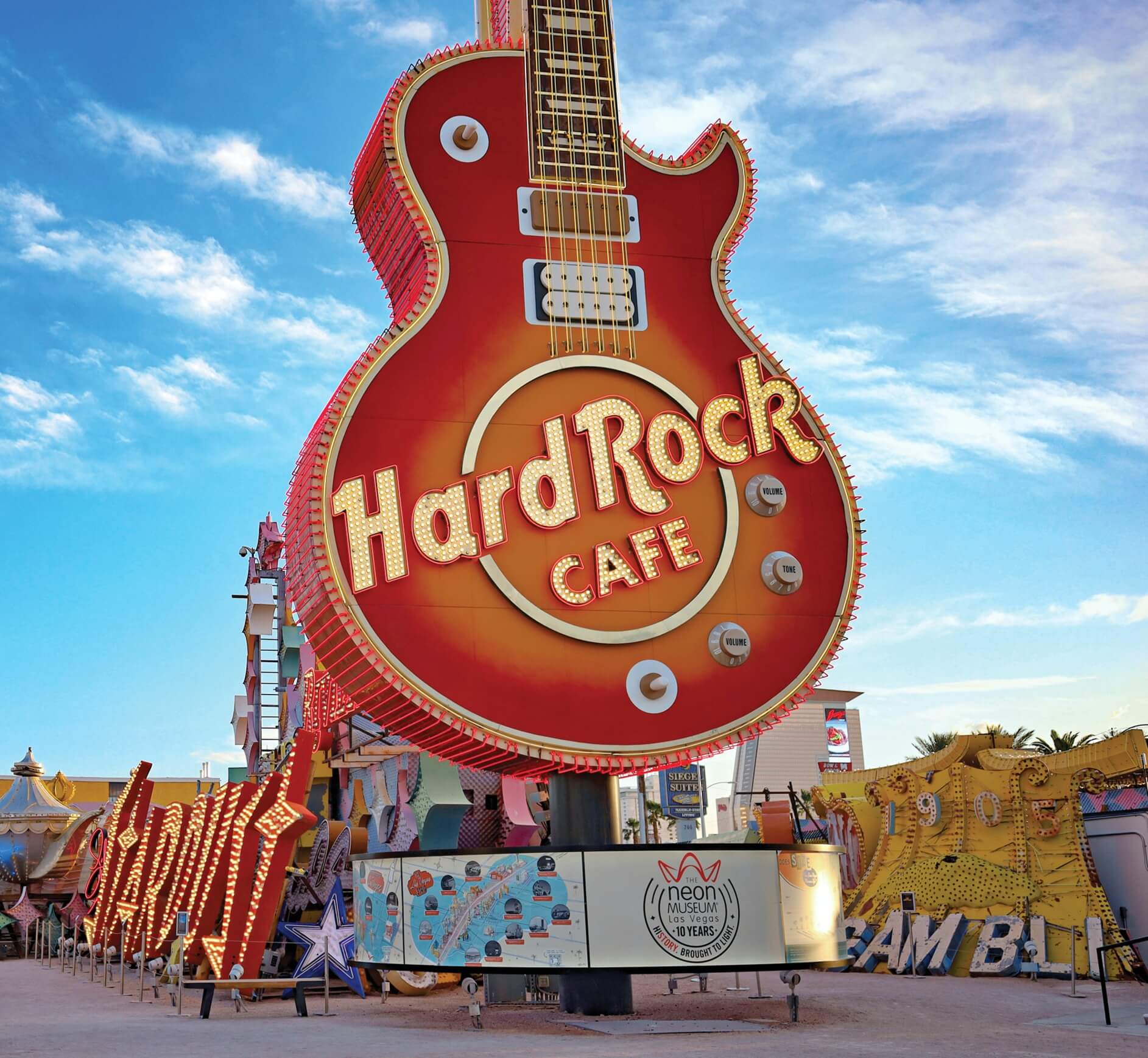 Photo of sign at the Neon Museum