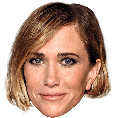 Headshots of Kristen Wiig