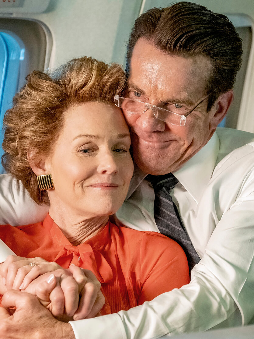 Movie still of Dennis Quaid and Penelope Ann Miller in Reagan